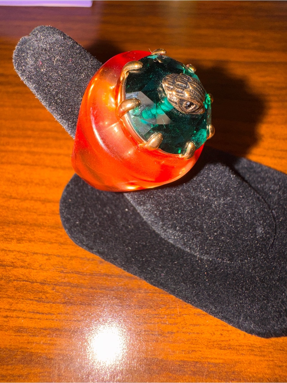 Kurt Geiger Eagle Gem cocktail ring - Picture 3 of 6